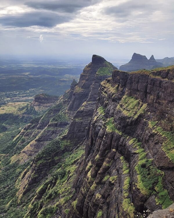 A vertical view of the Sahyadri landscape